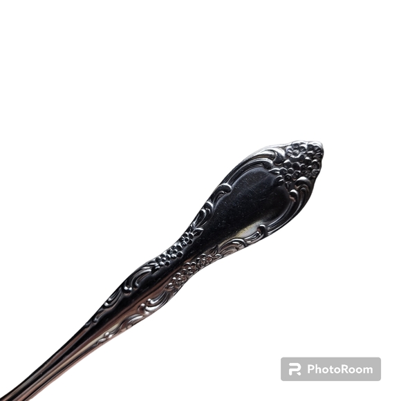 *M5 Onieda silverwear 6" teaspoons Bourbon style pattern set of 4 - Picture 6 of 9